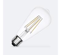 Ledkia Ampoule LED Filament E27 8W 1055lm Dimmable ST64 No Flicker 2700K Blanc chaud