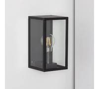 LEDKIA LIGHTING - Applique Murale Extérieure | Aluminium et Verre | Design Élégant | Compatible Ampoules E27, Noir
