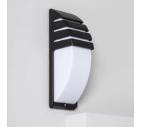 LEDKIA LIGHTING Applique Murale Extérieure Aluminium Titus Grid Noir E27