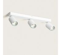 Ledkia Applique Murale Aluminium Breixo 3 Spots Noir