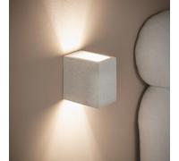 Applique Murale Béton Éclairage Double Face Batam Beige