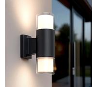 Ledkia Applique Murale Extérieure Aluminium Docker Noir