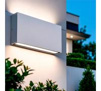 Ledkia Applique Murale Extérieure LED 12W CCT Éclairage Double Face Rectangulaire Luming