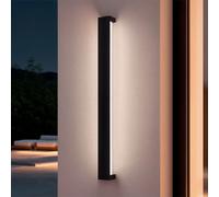 Ledkia Applique Murale Extérieure LED 30W Aluminium Bathen Noir