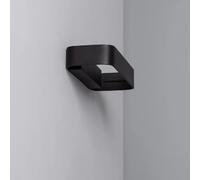 Ledkia Applique Murale LED Aluminium Deves 9W Noire 2700K Blanc chaud