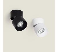 Ledkia Applique LED Aluminium Ronde New Onuba 15W Blanche 4000K Blanc neutre