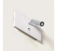 Ledkia Applique murale LED Rossey - Blanc