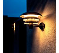 Ledkia Applique murale LED solaire - Noir