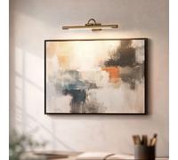Ledkia Applique Murale LED pour Tableau Eski - Laiton Antique 3000K Blanc chaud