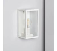 Applique Murale Extérieure Aluminium et Verre Atrium Blanc