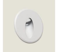 Ledkia Balise Extérieure LED 3W Encastrable Oval en Aluminium Adam 2700K Blanc Blanc chaud