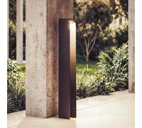Ledkia Balise Extérieure LED 65cm 8W Aluminium Mikael Noire Noir