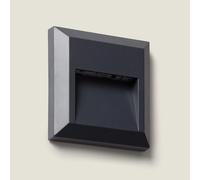 Ledkia Balise LED Encastrable Murale Carrée Edulis 4000K Blanc Blanc neutre