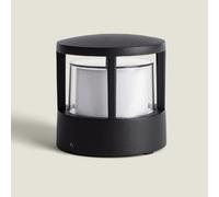 Ledkia Balise Muret Extérieure LED 5W Aluminium 11cm Obis Noir CCT 2700K - 3300K - 4000K