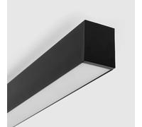 Ledkia Barre Linéaire LED 150 lm/W High Efficiency Luxor 3000K Noir 40 W 120 cm Suspendu