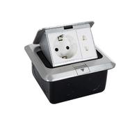 Ledkia Base multiple encastrable - Noir