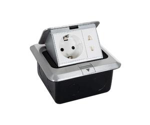 Ledkia Base multiple encastrable - Noir