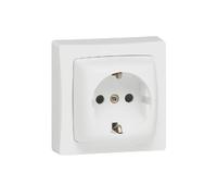 Ledkia Base Prise Schuko 2P+T LEGRAND Oteo Blanc