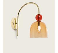 LEDKIA LIGHTING Lampe Murale Métal et Verre Baudelaire Vert E14