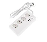 Ledkia Bloc multiprises WiFi - Blanc