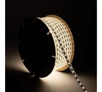 Ledkia Bobine de ruban LED 220V dimmable - blanc chaud