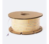 LEDKIA LIGHTING Ruban LED Dimmable 220V COB Auto-redressement 560 LED/m BOBINE 50m 14W/m 1250lm/m SILICONE FLEX IC2 Largeur 10mm Coupe 10cm IP65 6000K Blanc froid