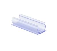 Ledkia Clip de Fixation PVC pour Néon LED Flexible 360º Rond Monochrome Transparent