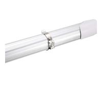 Ledkia Clips de Fixation Aluminium pour Tube LED T8 (2 unités) Argenté