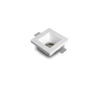 Ledkia Collerette Downlight Intégration Plâtre/Pladur Carrée pour Ampoule LED GU10/GU5.3