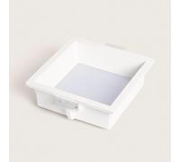 Collerette Downlight Led Intégration Plâtre/Pladur Carrée 18w Coupe 283x283 Mm Ugr17 2700k Blanc Chaud
