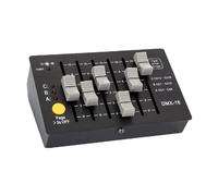 Ledkia Contrôleur Console DMX512 18 Canaux Rechargeable Noir