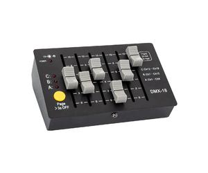 Ledkia Contrôleur Console DMX512 18 Canaux Rechargeable Noir