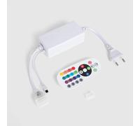Ledkia Contrôleur pour Ruban LED Néon Dimmable 220V RGB SFLEX8 avec Contrôleur IR RGB
