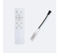 Ledkia Contrôleur Variateur LED Monochrome Digital 12-24V DC avec Télécommande RF