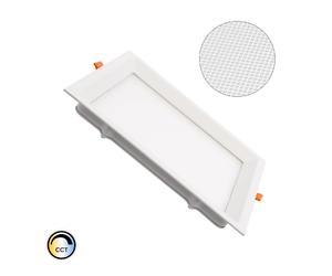 Ledkia dalle LED carrée slim 20W - Blanc
