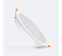 Ledkia Dalle LED ronde extra plate - Blanc