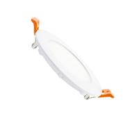 Ledkia Dalle LED ronde extra-plate - Blanc