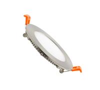 Ledkia Dalle LED ronde plafonnier - Beige