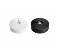 Ledkia Éclairage de Secours LED En Saillie 120lm Permanent/Non Permanent Circulaire Blanc