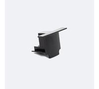 Ledkia Embout de Finition pour Rail Triphasé DALI Track Encastré Aluminium Blanc