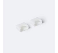 Ledkia Embout Final Ruban LED 24V WALL WASHER 30º Largeur 15 mm IP65 14 mm
