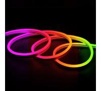 LEDKIA LIGHTING Ruban LED Néon Dimmable 220V RGB Semi-Circulaire 180 11W/m Coupe 100cm IP67 Sur mesure 2 m