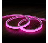 Ruban Led Néon Dimmable 220v Rose Semi-Circulaire 180 7.5w/M Coupe 100cm Ip67 Sur Mesure 15 M