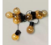 Ledkia Guirlande d’Ampoules LED Solaire Nikola 2m 6000K Blanc froid