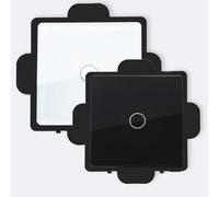 Ledkia Interrupteur Tactile Simple Modern Blanc