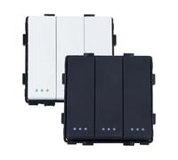 Ledkia Interrupteur Triple Modern - Blanc