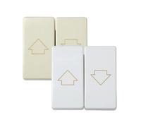 Ledkia Interrupteur Volets SIMON 27 Play - Blanc