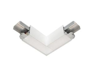 Ledkia Jonction L pour Barre Linéaire LED Turner 8W 3000K Argent Blanc chaud