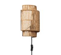 LEDKIA LIGHTING Applique Murale Rotin Kirito Naturel E27