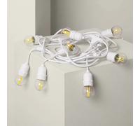Ledkia Kit Guirlande Waterproof 5.5m Blanc + 8 LED 4000K